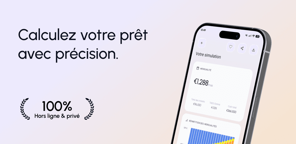 Aperçu du projet Calculateur de prêt immobilier